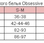 Комплект из 3 частей Obsessive METTIA